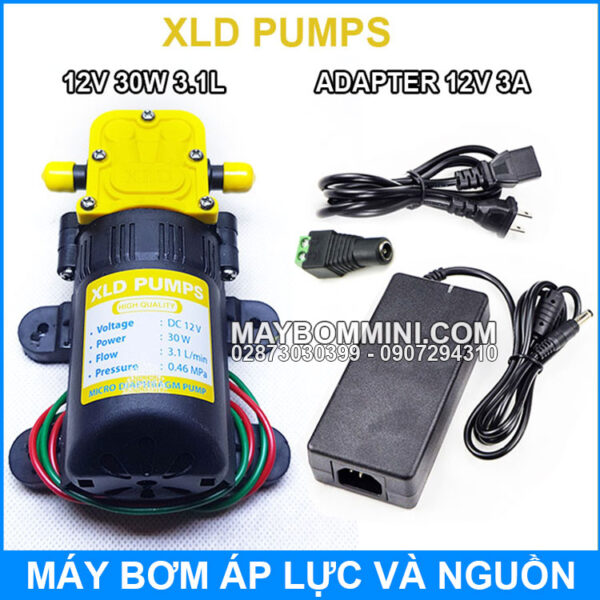 may bom ap luc va nguon dien