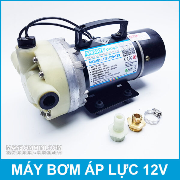 may bom ap luc xit rua xe mini 12v cao cap