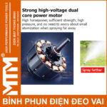 may bom binh phun thuoc tru sau phun khu khuan tuoi cay Kubota 20L
