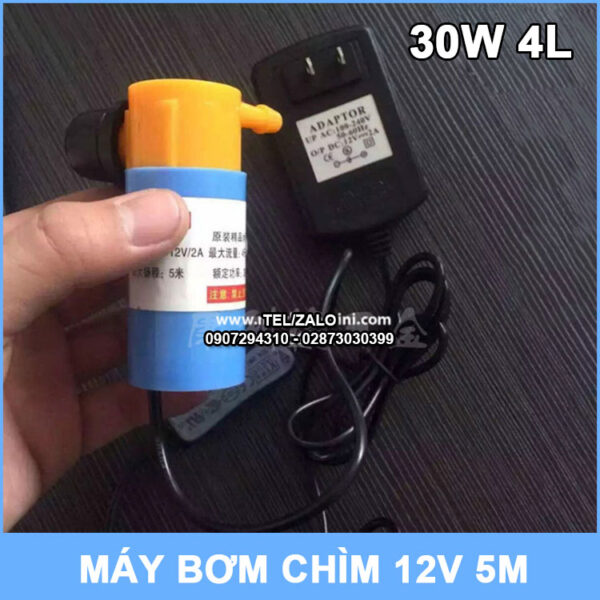 may bom chim 12v 30w 4l