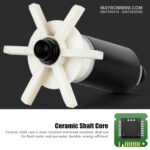 may bom chim cot canh quat bang su