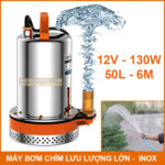 may bom chim luu luong lon inox