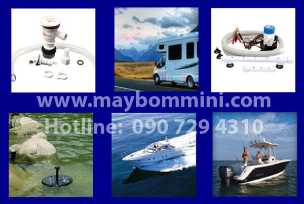 may bom cho tau thuyen cano