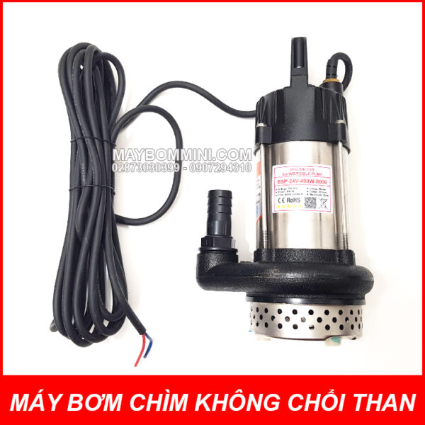 may bom luu luong lon khong choi than 24v