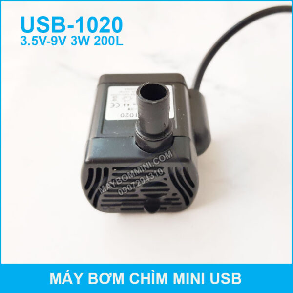 may bom nuoc bang cong usb