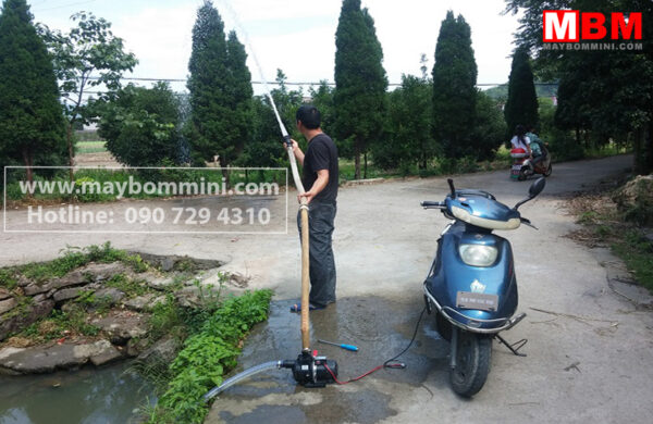 may bom nuoc binh ac qui