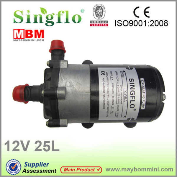 may bom nuoc mini 12v 25l