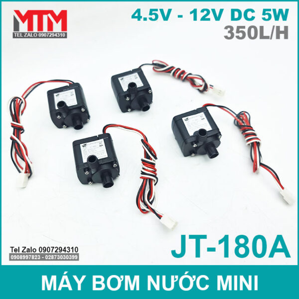 may bom nuoc mini 4V 12V 5W 350Lh Solar DC Water pump