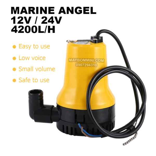 may bom nuoc ngap tha chim 12v 24v