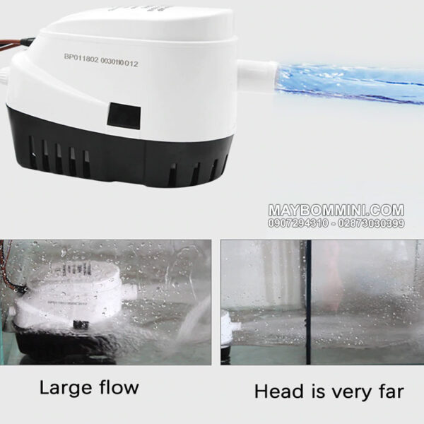 may bom nuoc tu dong 12v cao cap