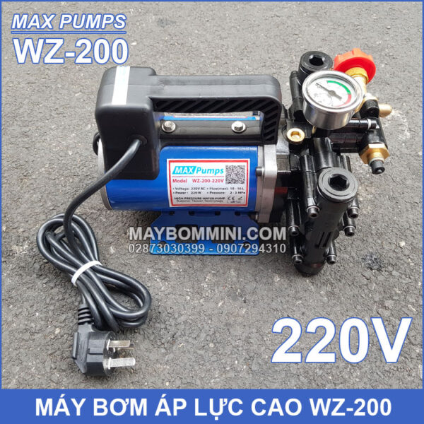 may bom phun thuoc sau 220v 200W
