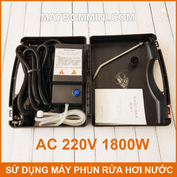 may bom phun xit rua hoi nuoc 220v 1800w