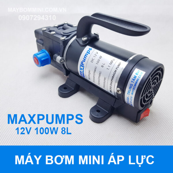 may bom rua xe mini 12v