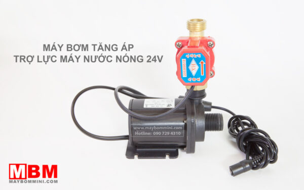 may bom tro luc may nuoc nong 24v