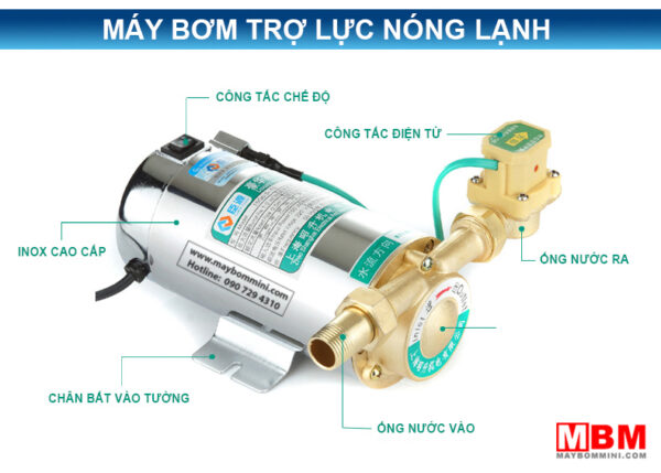 may bom tro luc may nuoc nong