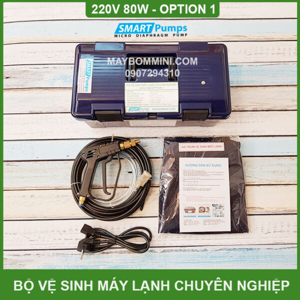 may bom ve sinh dieu hoa chuyen nghiep