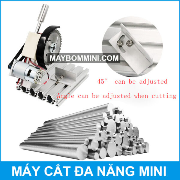 may cat kim loai mini 45 do