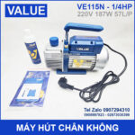 may hut chan khong chinh hang Value