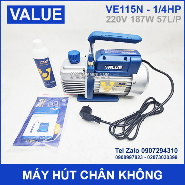 may hut chan khong chinh hang Value