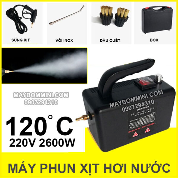 may phun xit hoi nuoc nong 2600w 220v