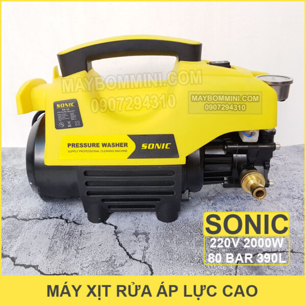 may rua xe ap luc cao sonic 2kw