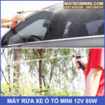 may rua xe ap luc mini 12v