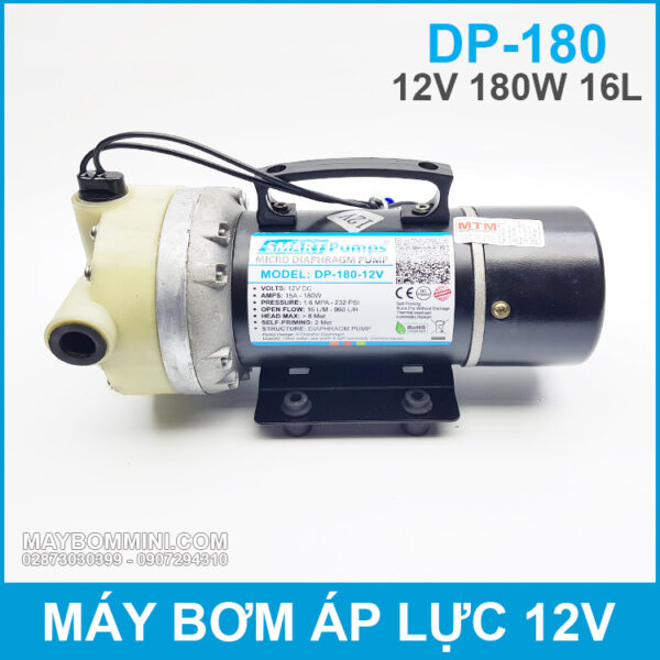 may rua xe mini ap luc 12v 180w smartpumps