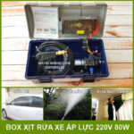 may rua xe tuoi cay ve sinh may lanh 220v 80w