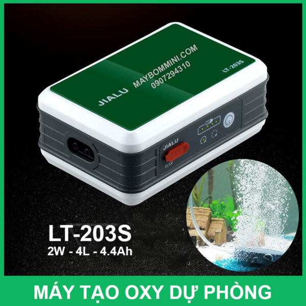 may tao oxy du phong dung pin LT 203S