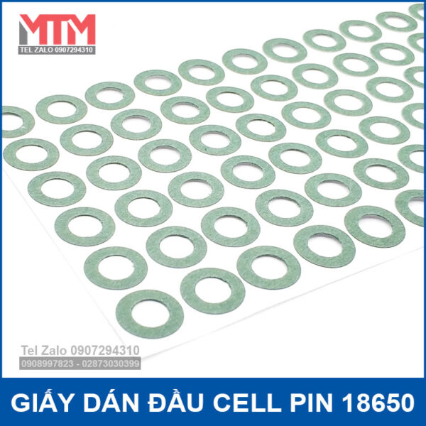 mieng dan pin 18650 don