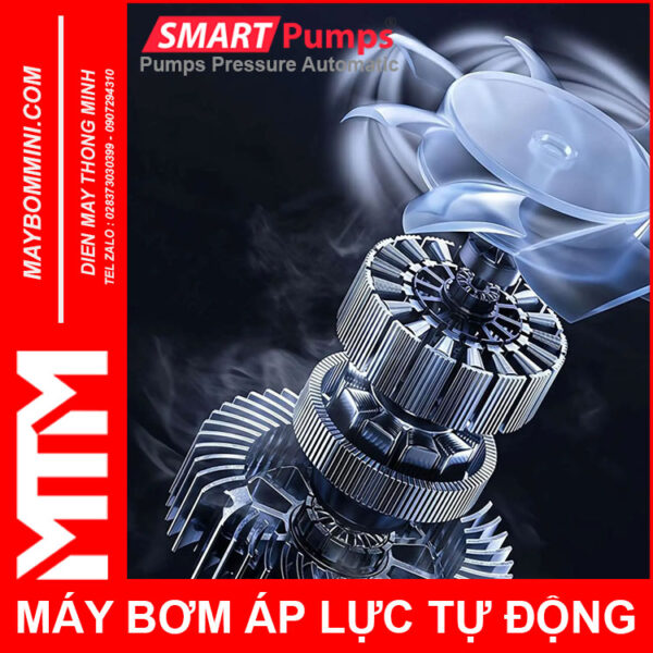 motor may bom ap luc tu dong 24V 220W 20L Smartpumps chinh hang