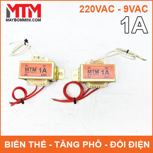 nguon bien ap 220v 9v 1A
