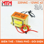 nguon bien the 12v 3A doi