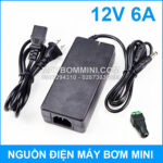 nguon dien may bom mini 12v 6a