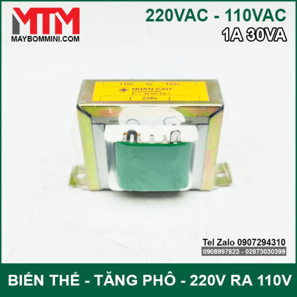 nguon doi dien 220 ra 110 1A 30VA