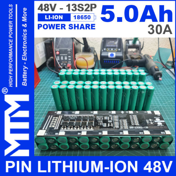 nhan dong pin 48V 5AH 30A 13S2P