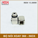 noi bec xoay inox 13mm