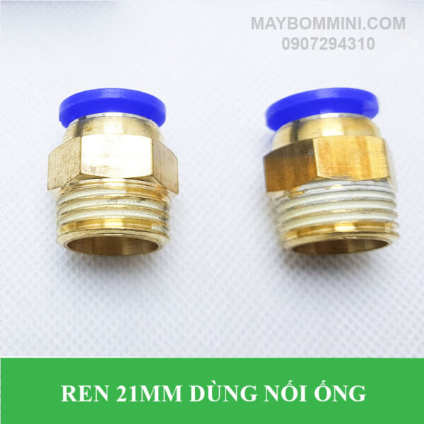 noi nhanh ong 12 ra ren 21mm AKS 1