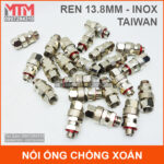 noi ren 13mm chong xoan ong rua xe phun thuoc sau inox