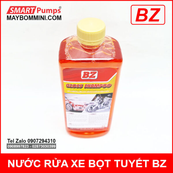 nuoc xa phong rua xe bot uyet gia dinh BZ