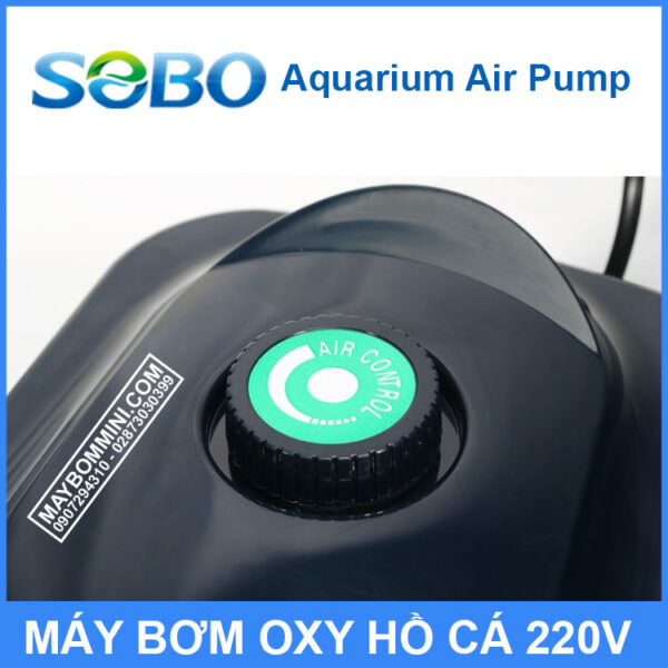 nut dieu chinh may bom oxy SOBO