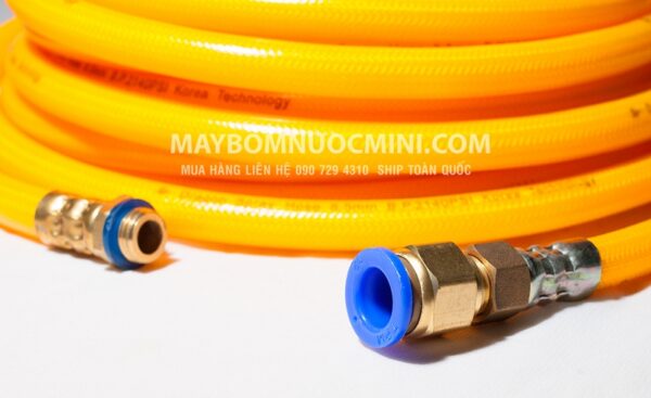 ong day ap luc rua xe bom nuoc mini