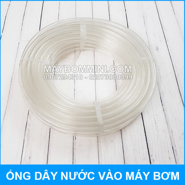 ong day nuoc vao may bom mini