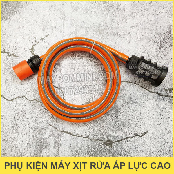 ong day nuoc vao may rua xe