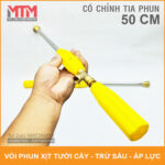 ong voi phun xit tuoi cay rua xe inox 50cm