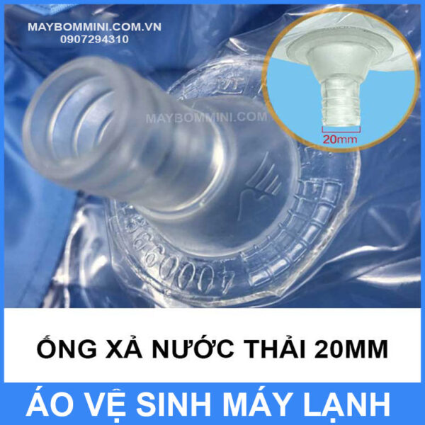ong xa nuoc tui trum ao ve sinh may lanh