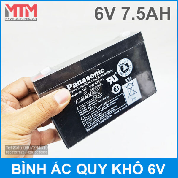 phan phoi binh ac quy kho 6V panasonic