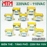 phan phoi cac loai bien the doi dien 220v 110V