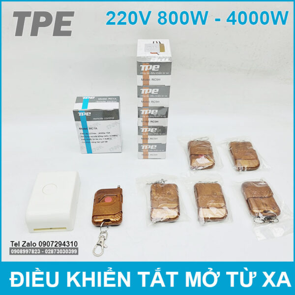 phan phoi dieu khien tat mo dien tu xa 220V TPE