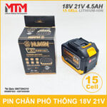 phan phoi pin pho thong 21v 15 cell 5C 4500mah